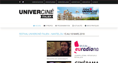 Desktop Screenshot of italien.univercine-nantes.org